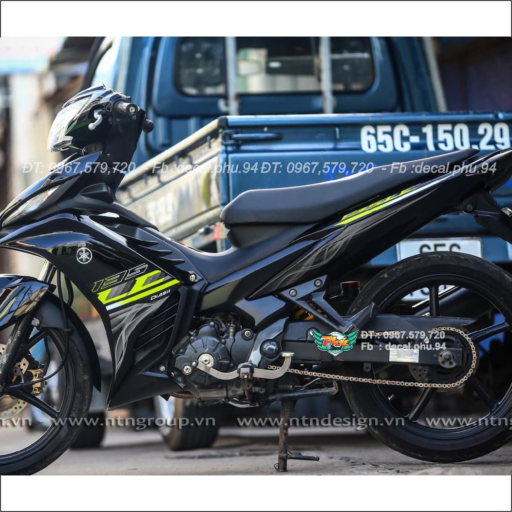 Tem rời Exciter 135 Lc vàng đen 2021 (C)