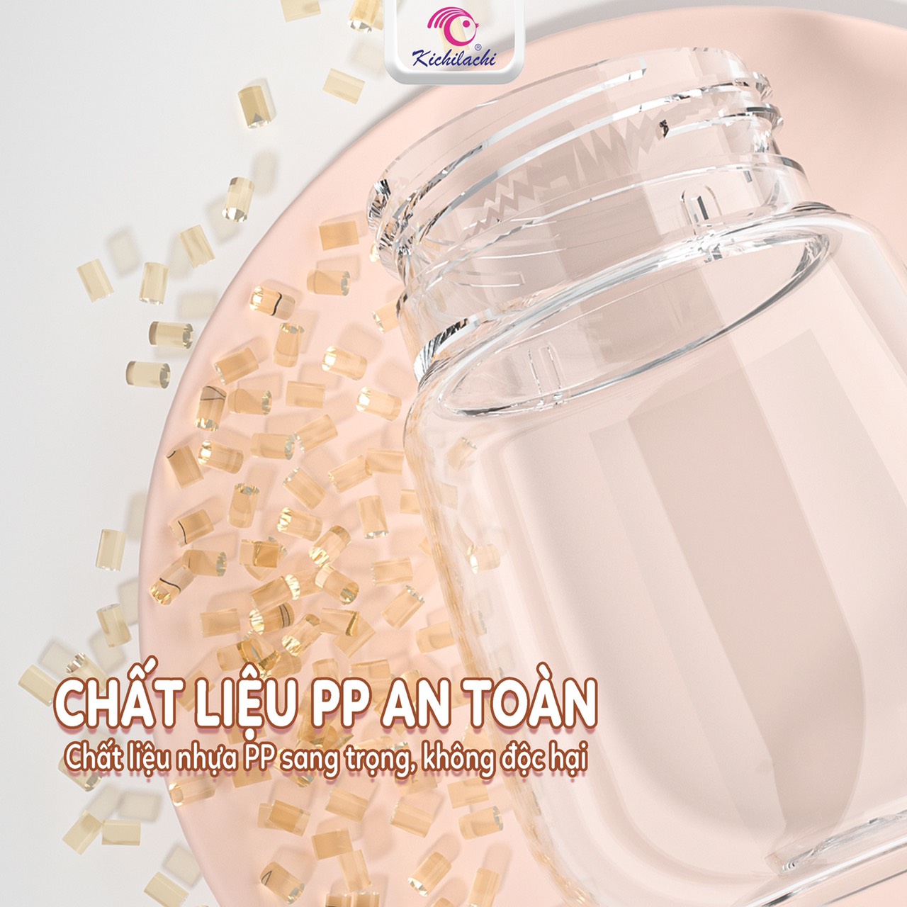 [BH 1 NĂM] Máy hút sữa điện đôi Kichilachi PPSU PLUS hút mạnh êm