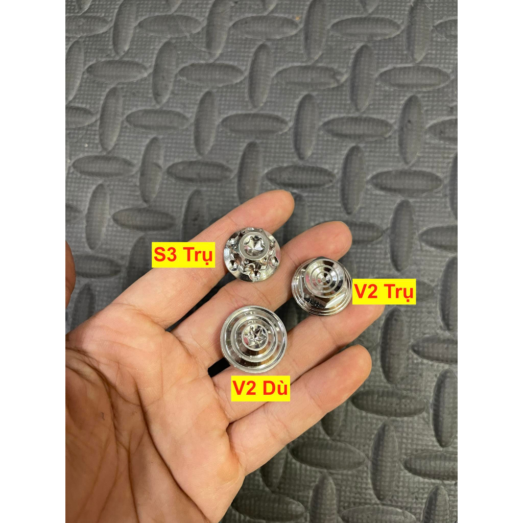 Ốc chân kiếng , gương Salaya Salaza inox 304 , ốc kính 10ly10