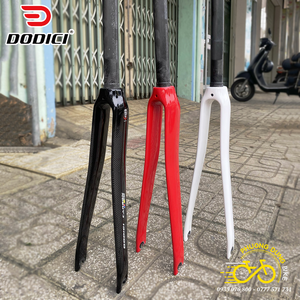 Phuộc (Fork) xe đạp đua Carbon T800 DODICI 700C