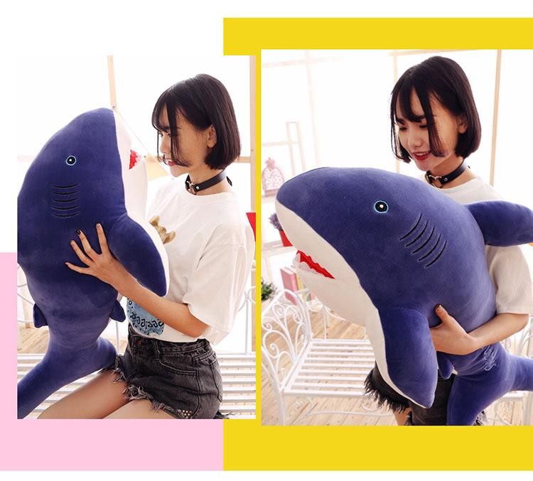 Cá mập bông size 60cm - gấu bông- thú nhồi bông