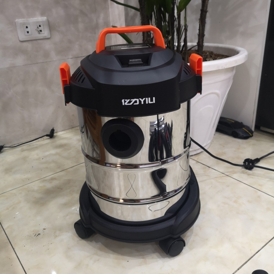 Máy hút bụi công nghiệp YILI 12L công suất 1200W lõi lọc vải, phục vụ trong nhà lớn, nhà hàng, khách sạn