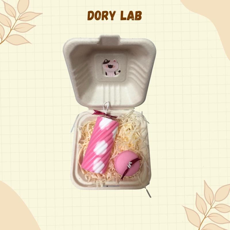 Hộp Gói Quà Tặng Nến Thơm - Dory Lab