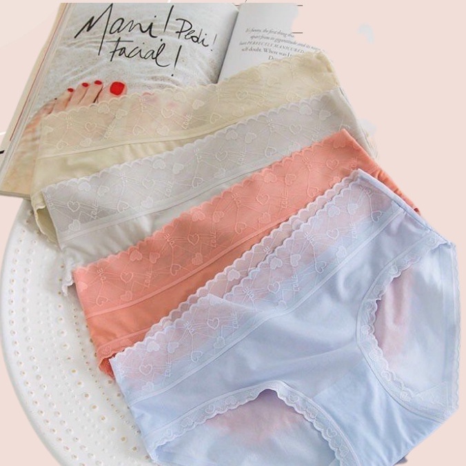 Combo 5 quần lót lụa băng, lụa mềm mịn thoáng mát kháng khuẩn, thông thoáng