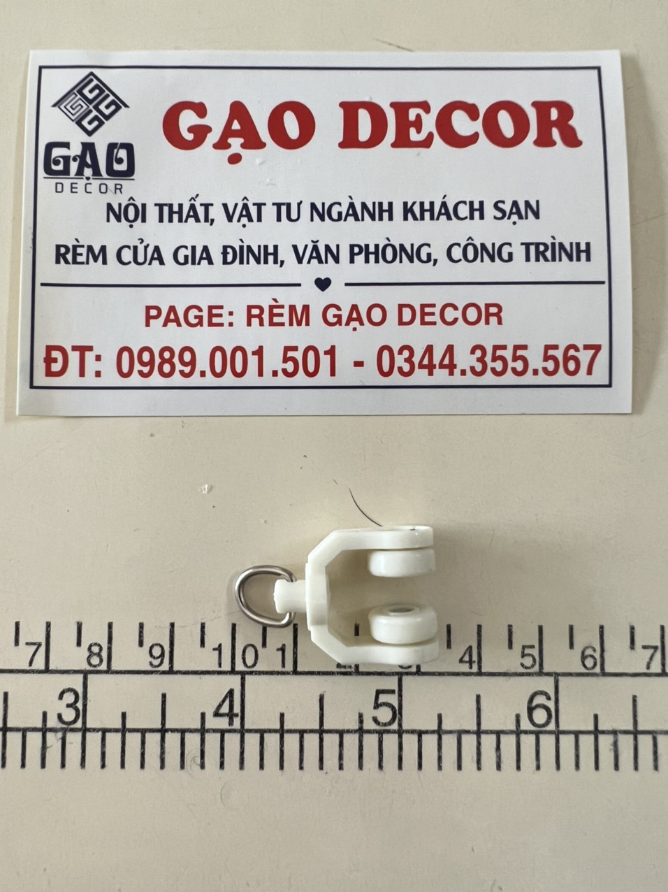 Bi trượt thanh ray treo rèm