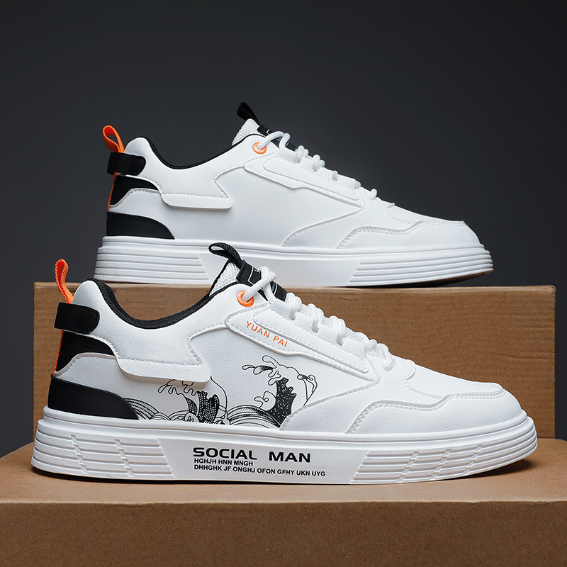 Giày Sneaker Nam, Giày Da Nam Thấp Cổ Da Lì - Mới Nhất 2023