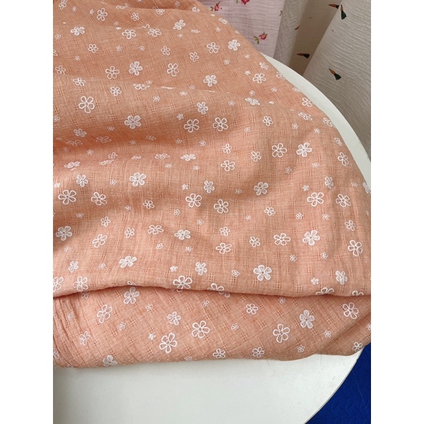 vải boi đục lỗ hoa mai siêu mềm