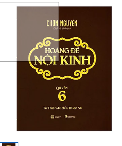 HOÀNG ĐẾ NỘI KINH – QUYỂN 6
