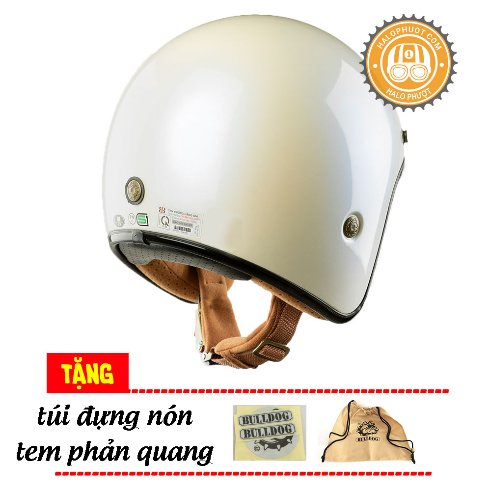 Mũ bảo hiểm Bulldog Heli Fiberglass sợi thủy tinh