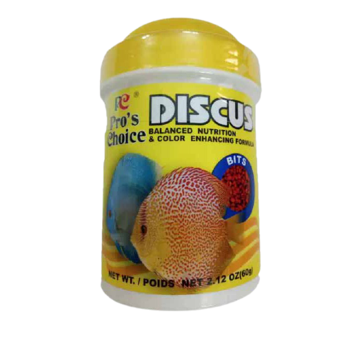 Hũ Thức Ăn Cá Dĩa Pro's Choice 60g (Dạng Viên) - Thức Ăn Cá Đĩa Cao Cấp