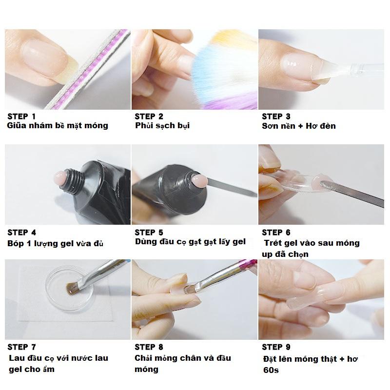 Gel gum 15ml (dùng móng úp và hơ đèn)