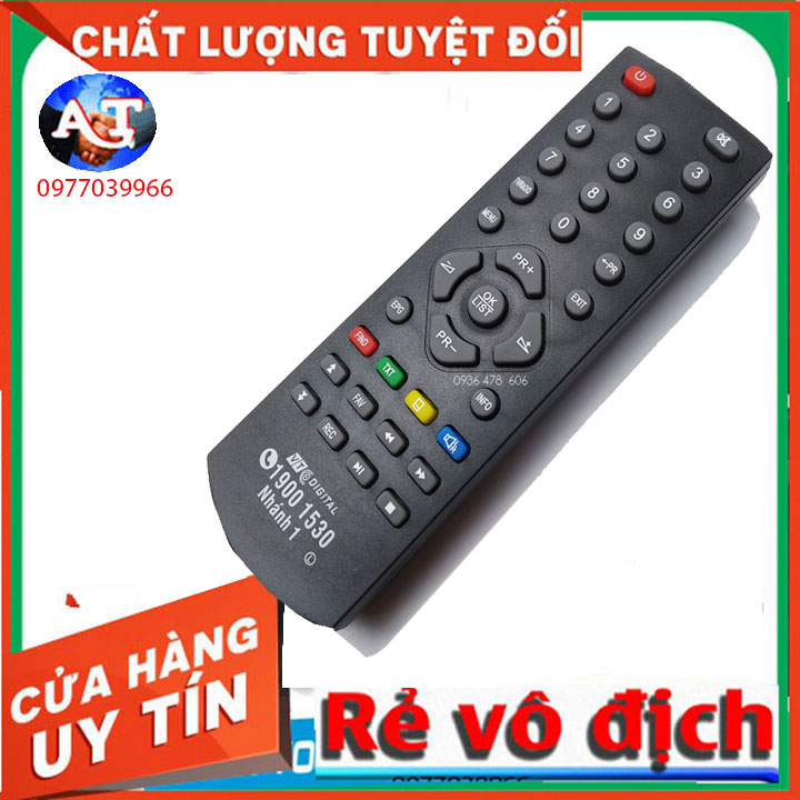 Remote Remote điều khiển đầu thu VTC kỹ thuật số KTS