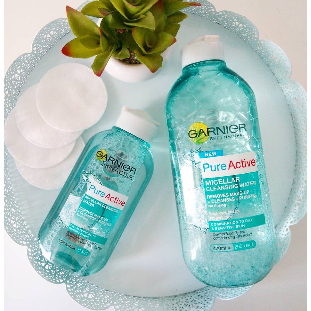 Nước tẩy trang Garnier Micellar 400ml Pháp Nga