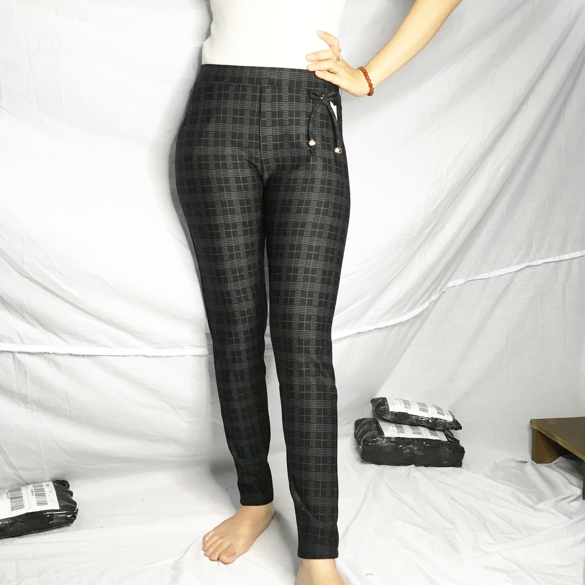 [HCM]Quần lưng thun karo hàn quốc (size 40-65kg)