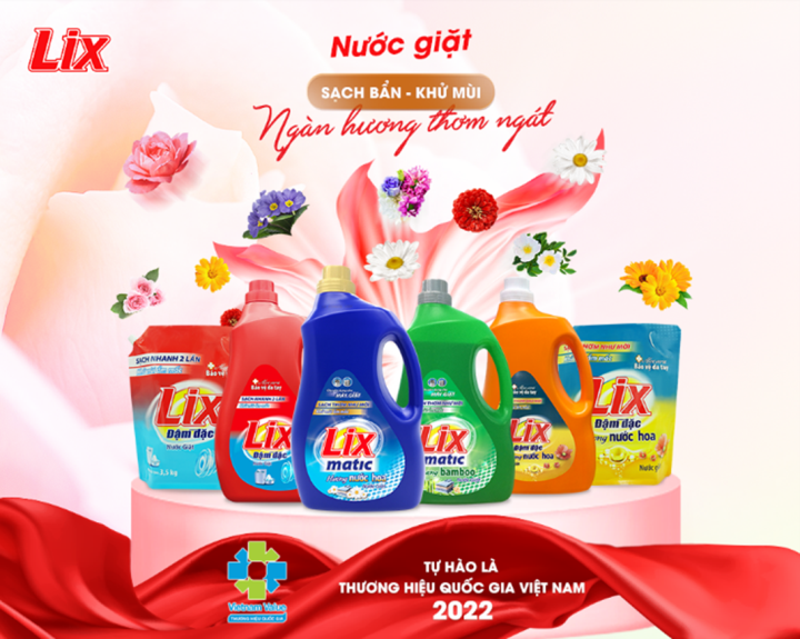 Nước giặt Lix đậm đặc 3.6kg