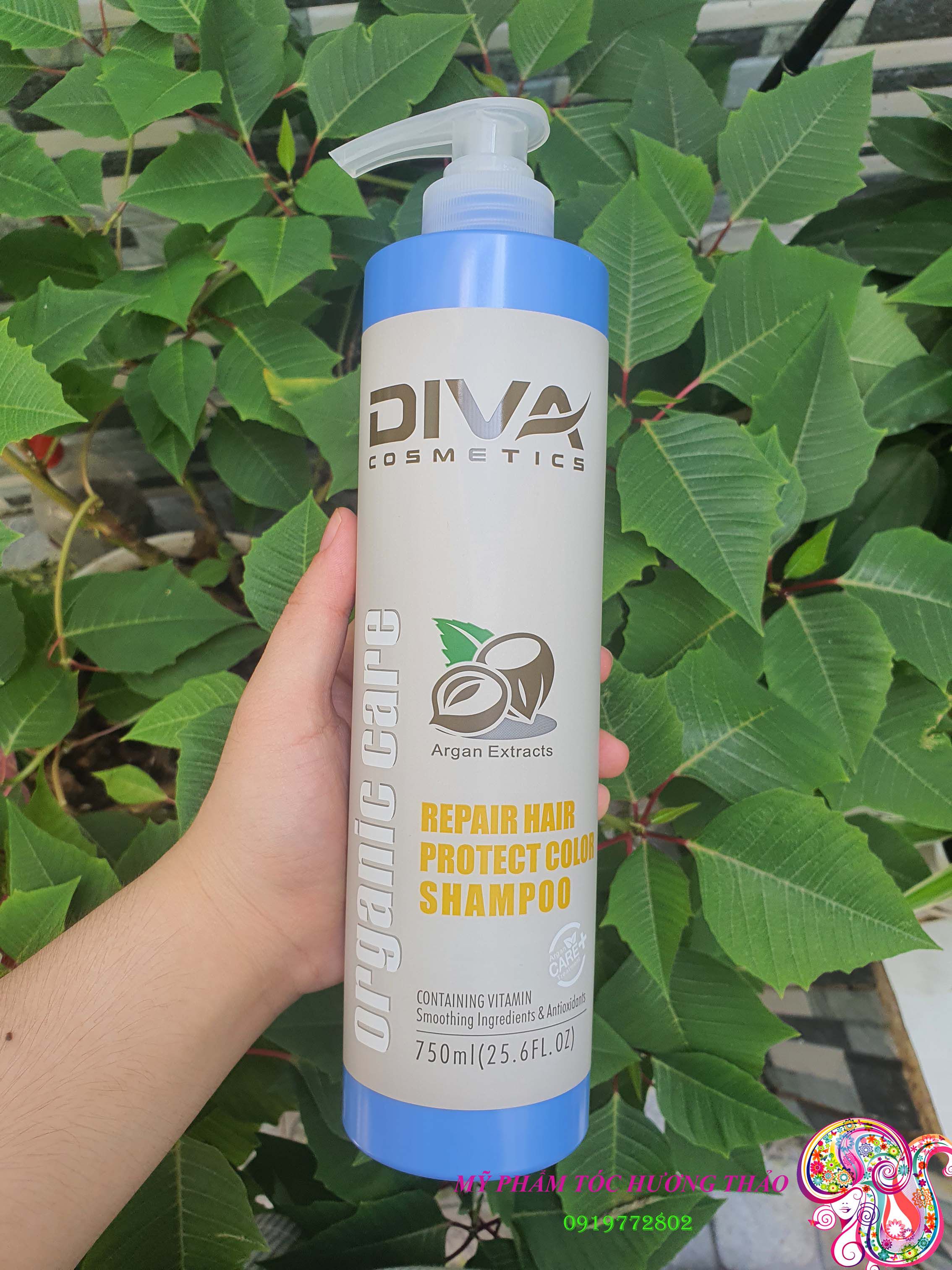 DẦU GỘI DIVA PHỤC HỒI GIỮ MÀU BẢO VỆ TÓC KHỎI TIA CỰC TÍM 750ML
