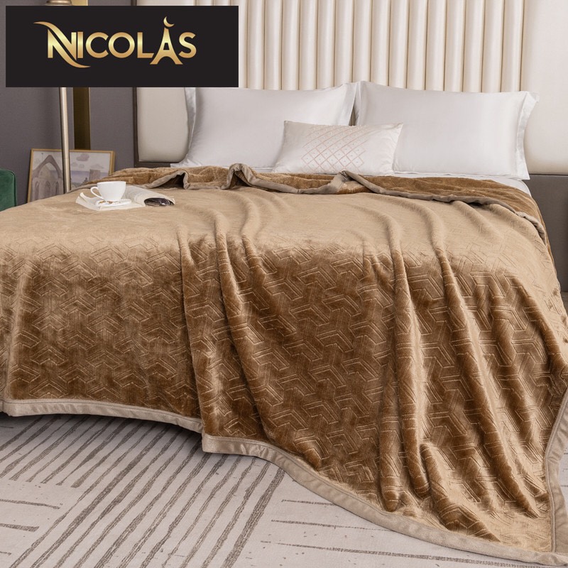Chăn nhung tuyết Nicolas cao cấp