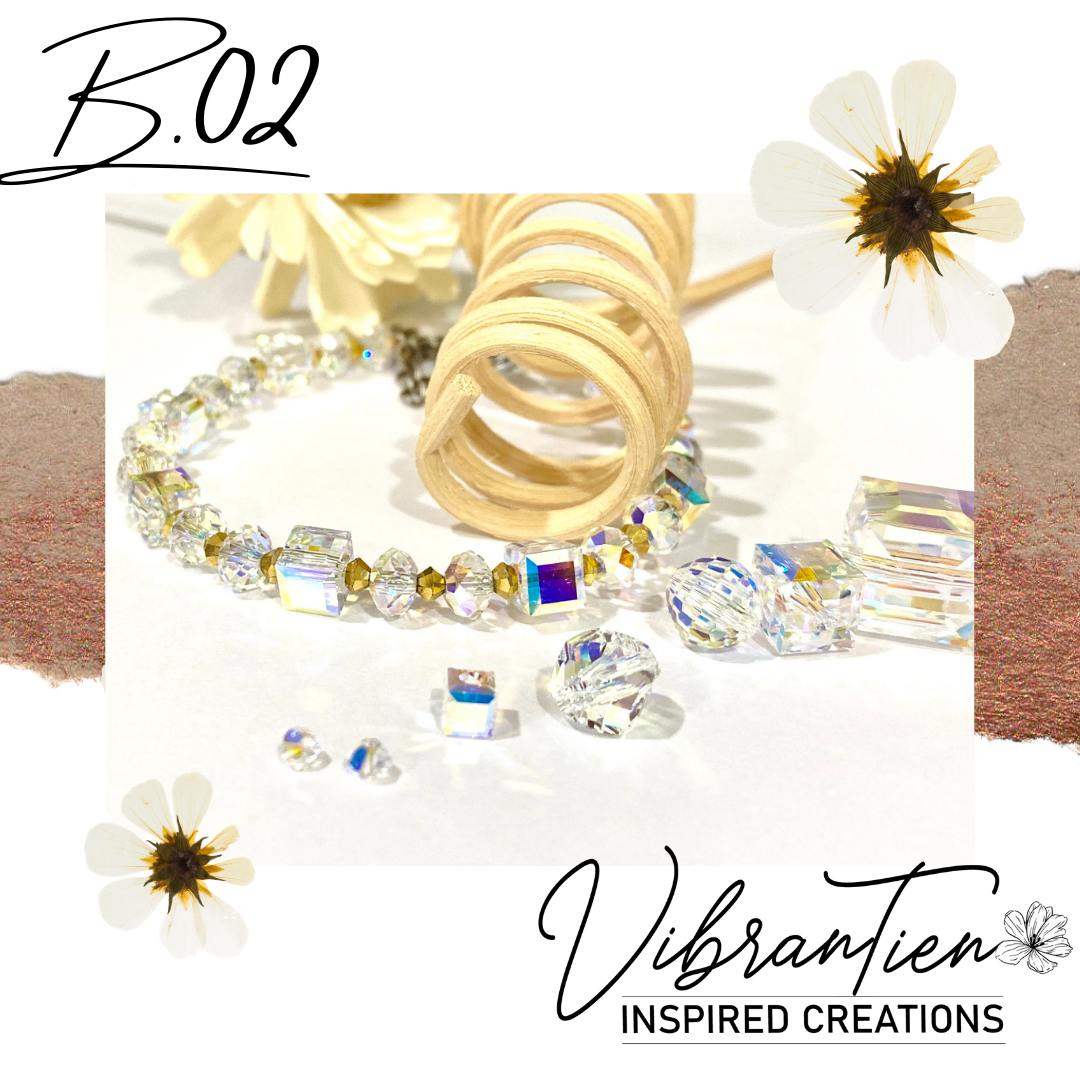 Vòng tay pha lê Swarovski handmade B.02