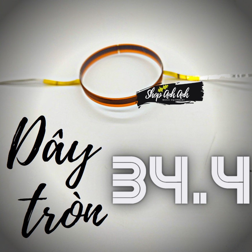 Vòng coil loa treble china 34.4 - 44.4 - 51.2 - 51.3 - 72.2 - 74.4 dây tròn hàng china 100%