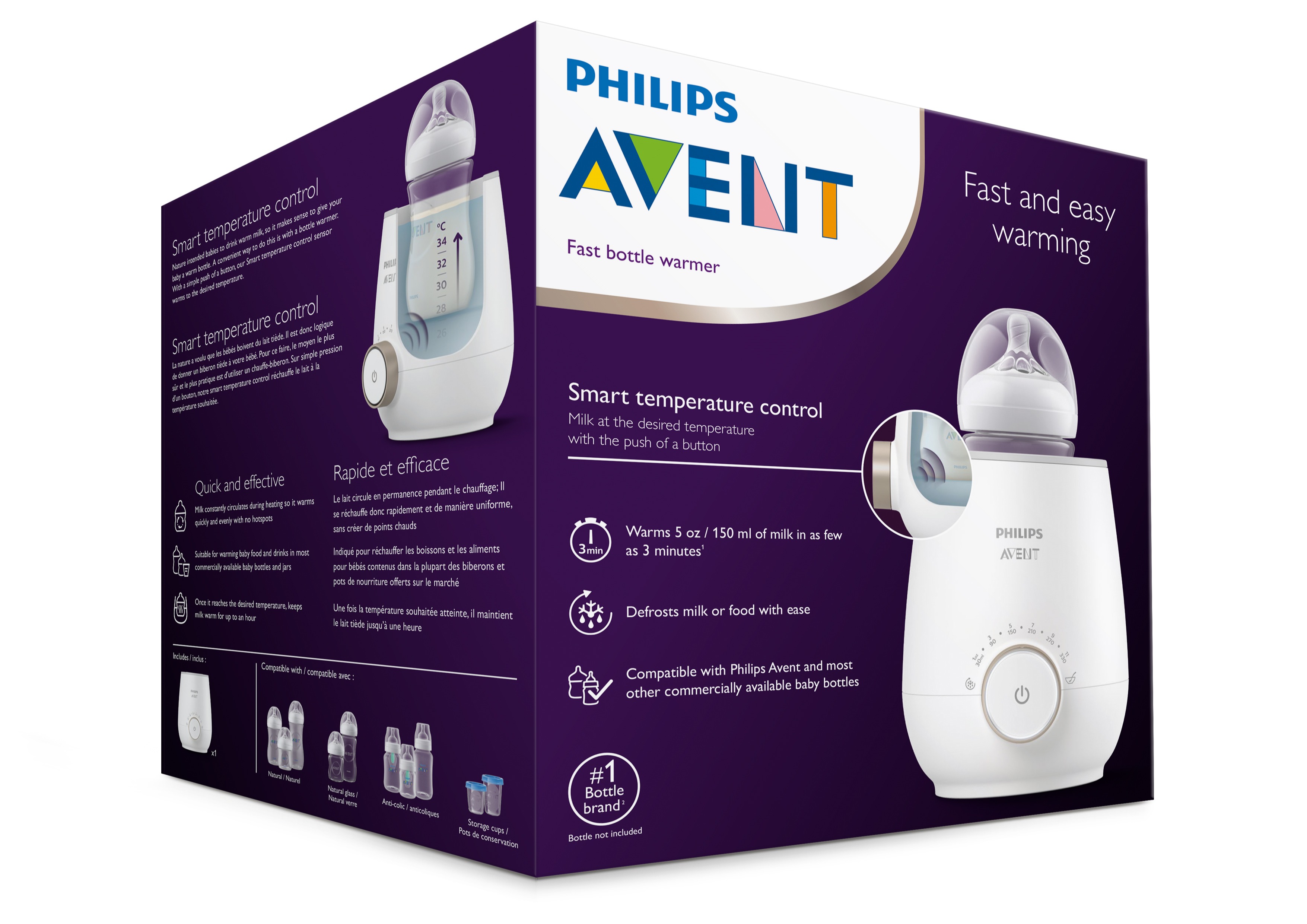 Philips Avent fast bottle warmer SCF358/00