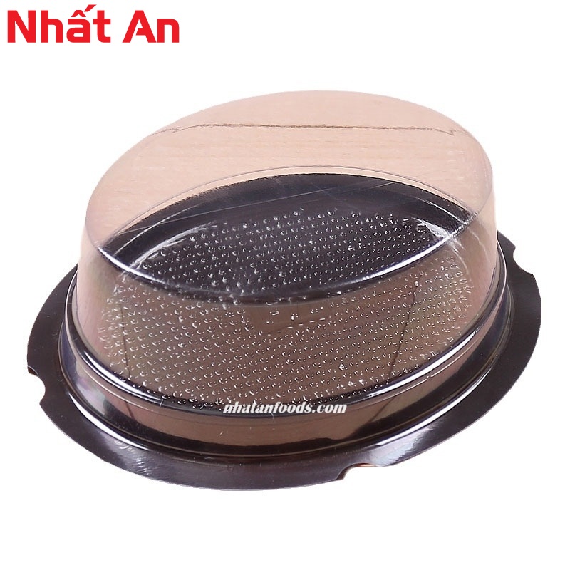 HỘP NHỰA OVAL ĐẾ ĐEN F71 (10 - 50 - 150 hộp)