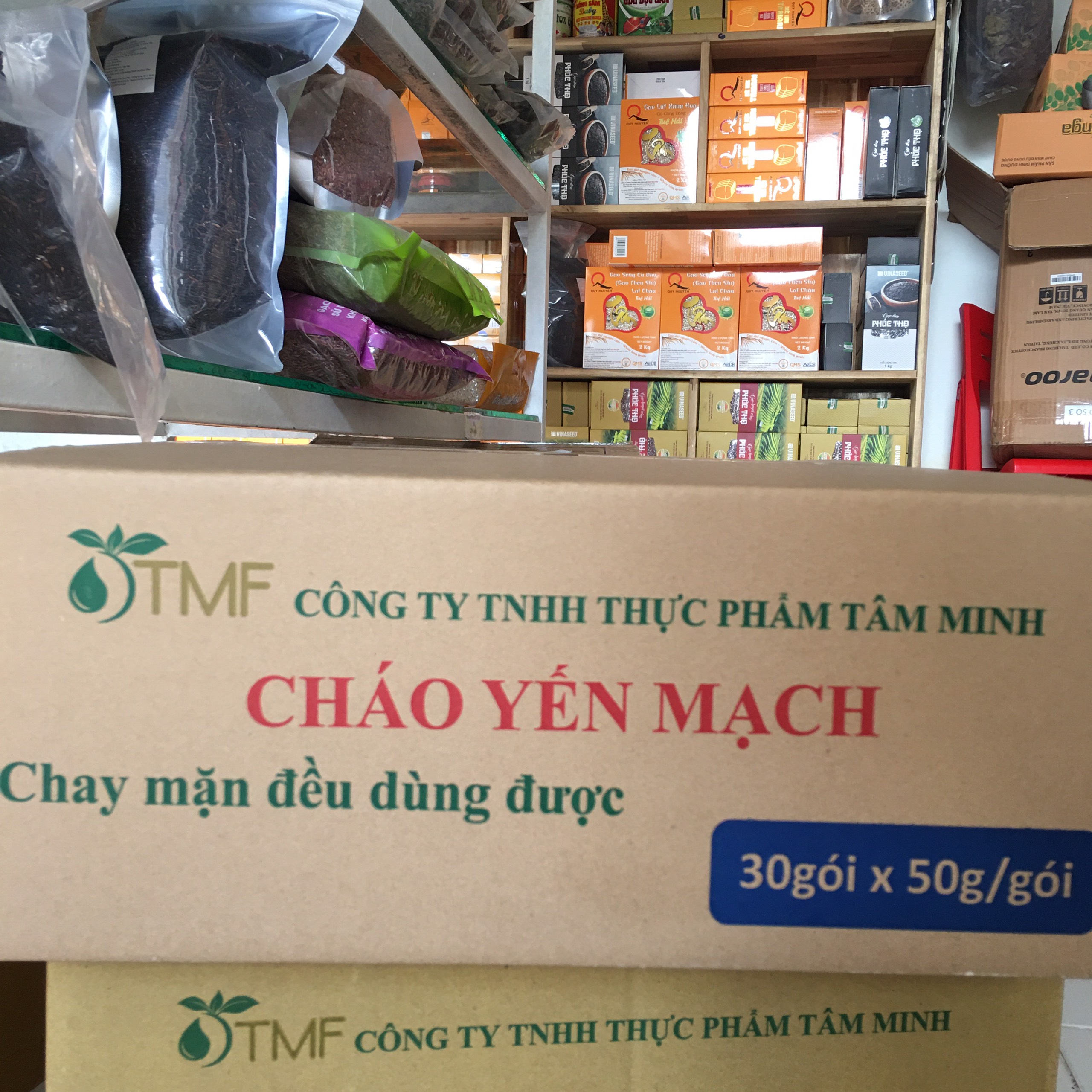 Cháo Yến Mạch Tâm Minh 50g-[5 gói]