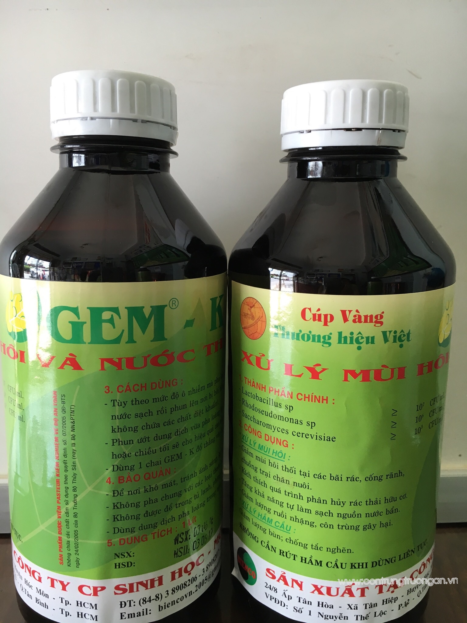 CHẤT XỬ LÝ MÙI HÔI VÀ NƯỚC THẢI GEM K