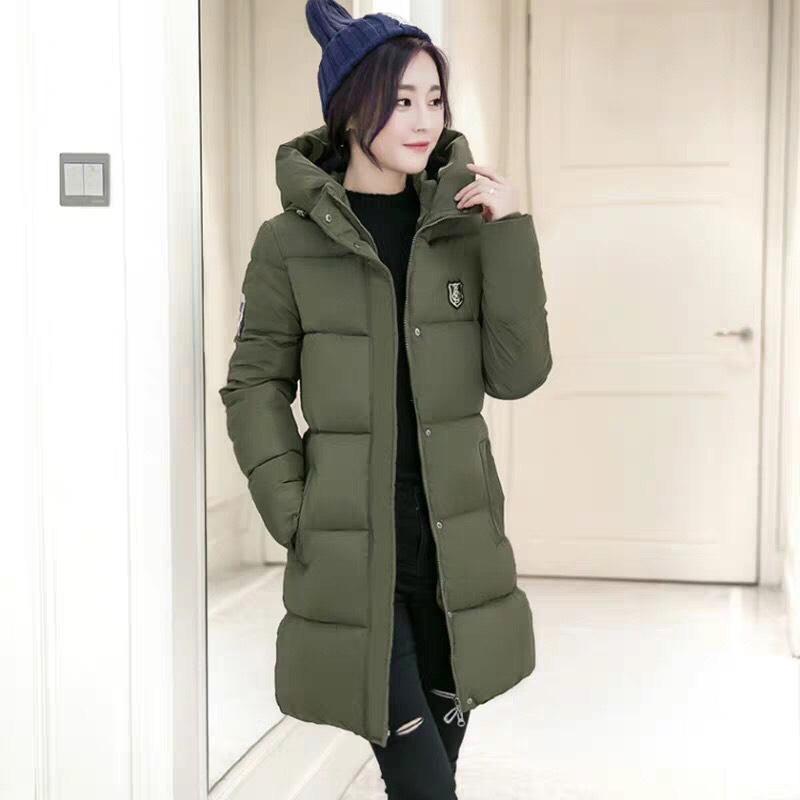 Áo khoác phao dáng dài thời trang Hàn Quốc cực HOT