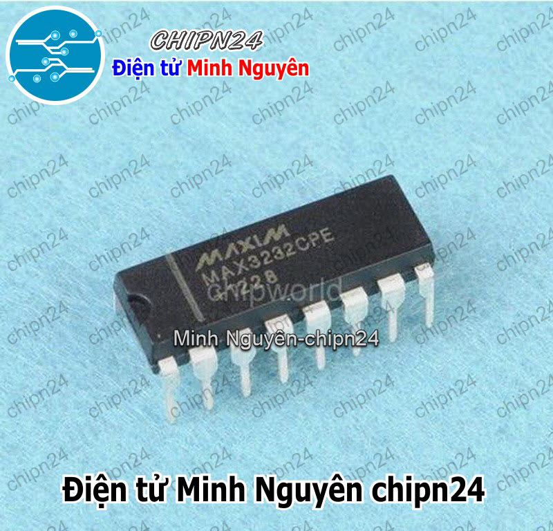 [3 con] (DIP) IC MAX3232 DIP-16 (MAX3232CPE MAX3232EPE 3232) - HH000399