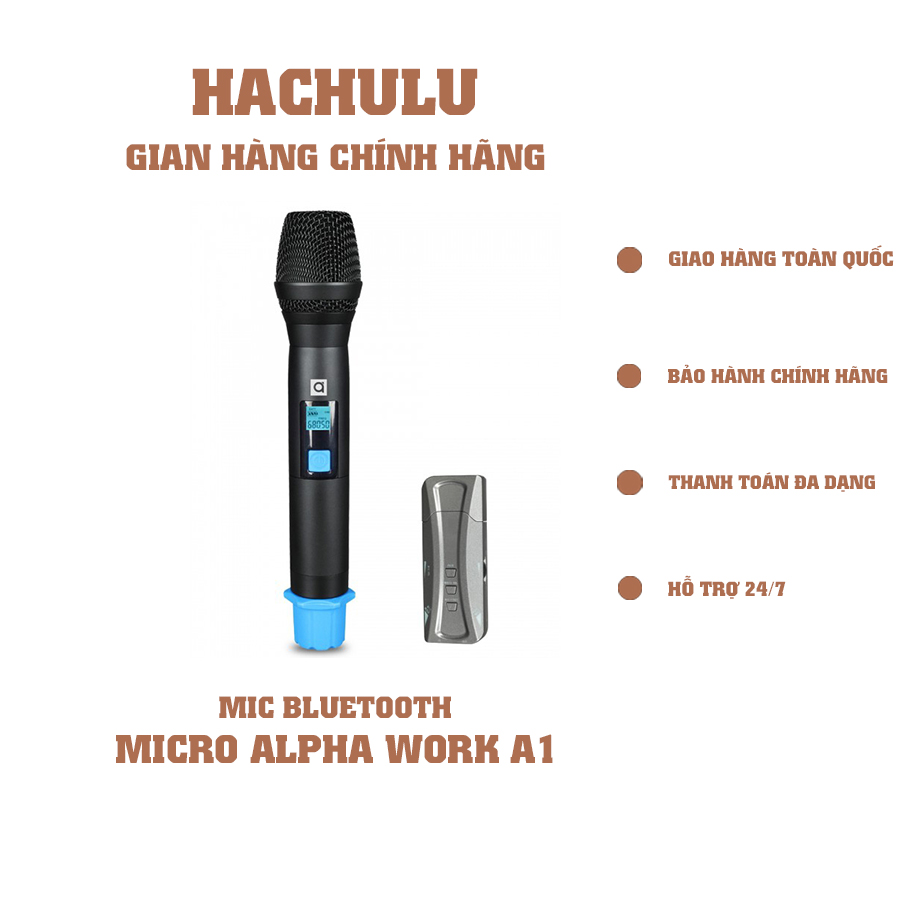 Mic karaoke Alpha Work A1 - hàng chính hãng