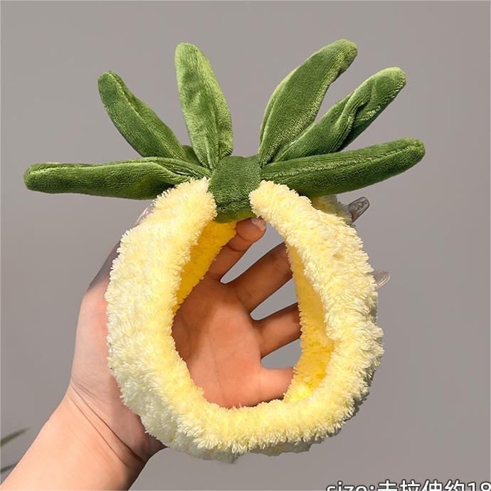 CC12 cài tóc băng đô nữ bờm tóc trái dứa 🍍 trái dâu 🍓
