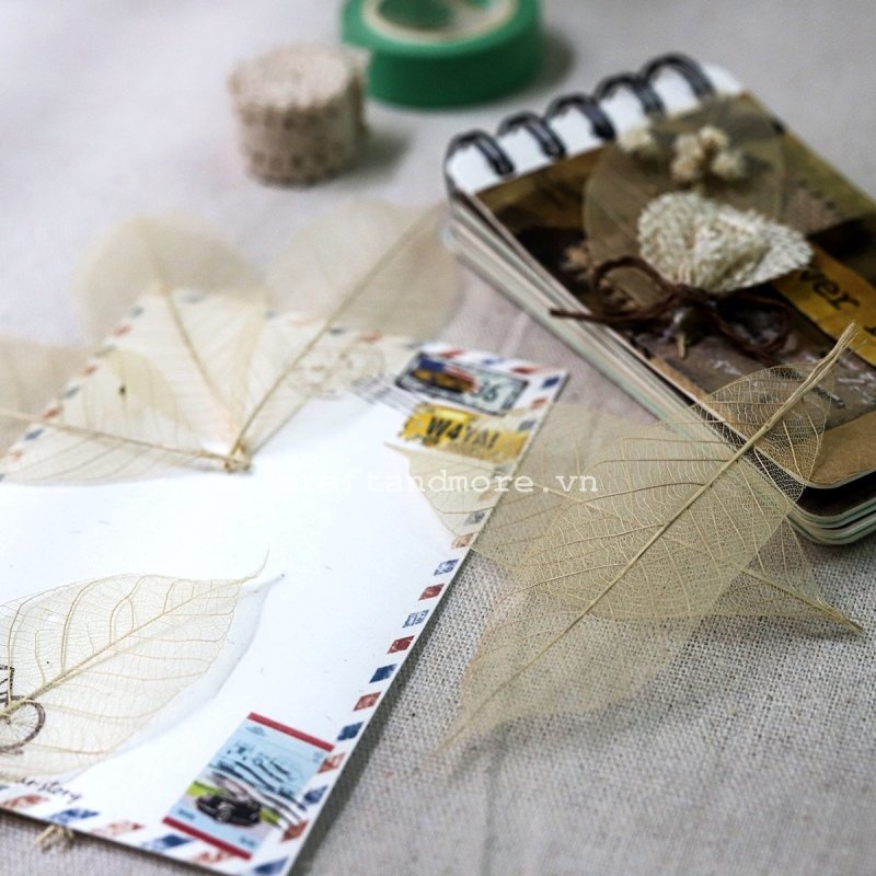 Gân lá trang trí làm handmade