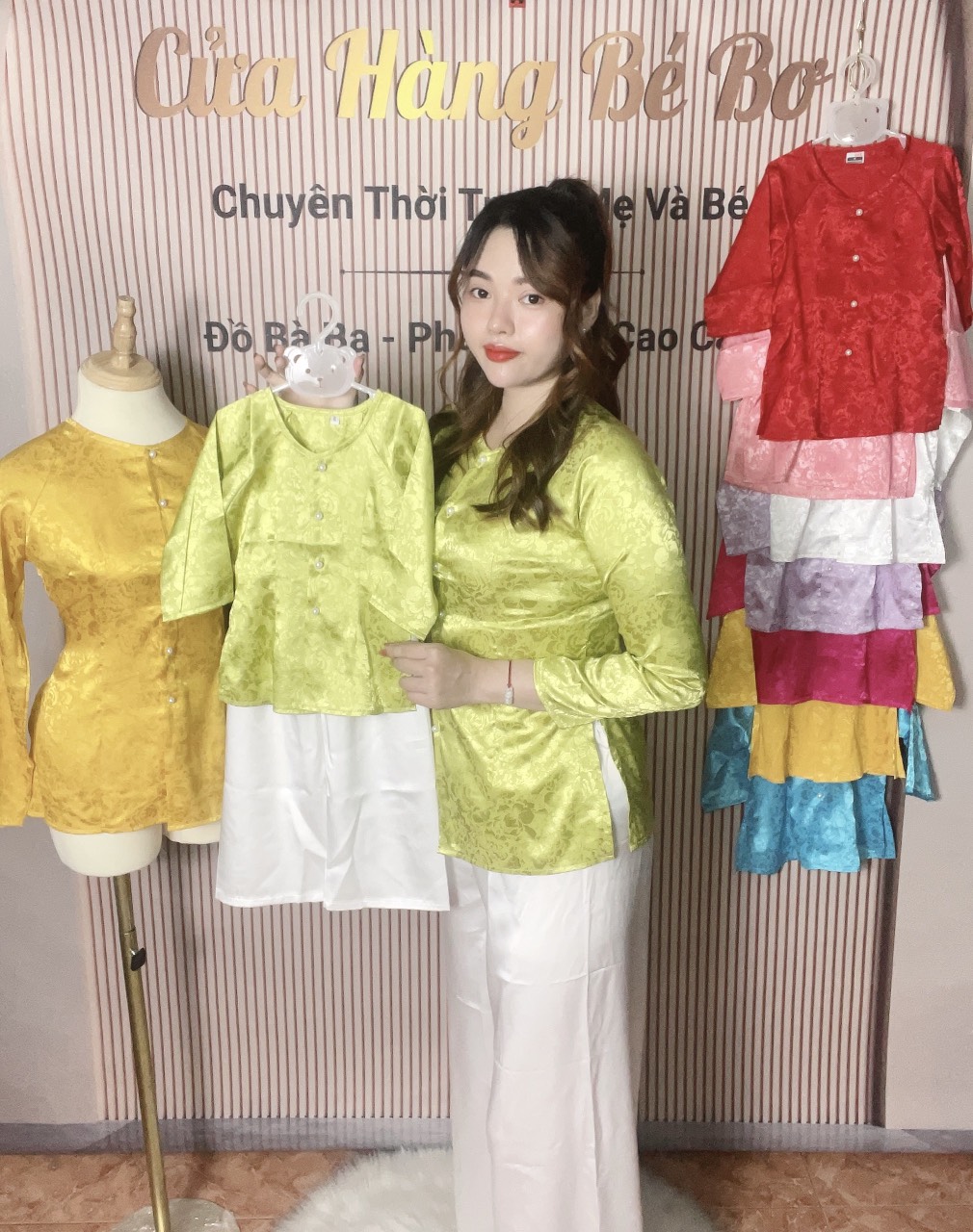 ÁO LẺ BÀ BA CƯNG XỈU CHO BÉ