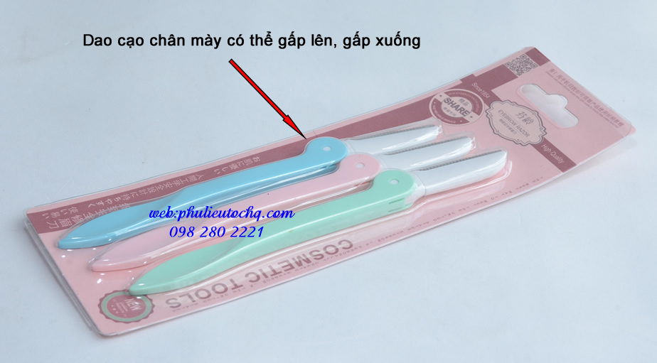 Bộ 3 dao cạo chân mày