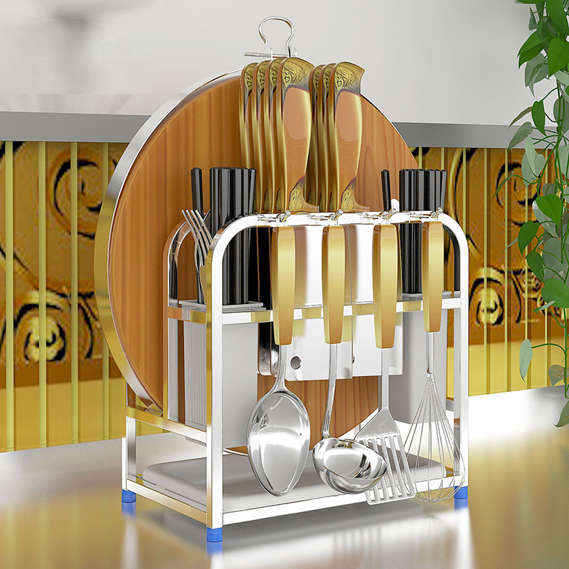 Kệ Để Dao Thớt Đũa Inox Đa Năng Tiện Dụng
