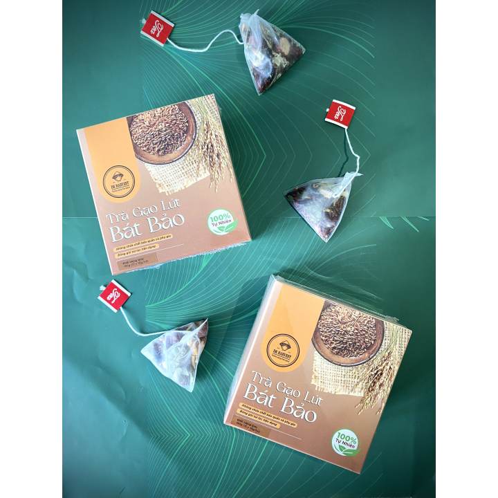Trà Gạo Lứt Bát Bảo 8 vị DK Harvest hộp 150g(15 túi lọc), Trà Thanh Nhiệt Mát Gan Lành Tính, Điều Hòa Giấc Ngủ - Hình ảnh 3