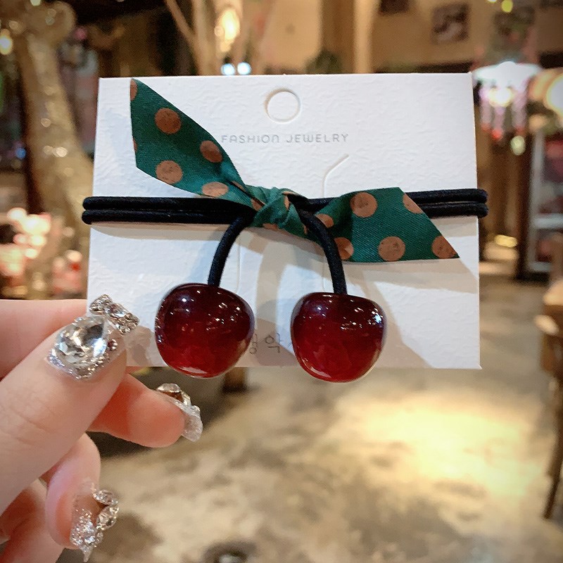 [HCM](COMBO 2) Dây Cột Tóc Hình Trái Cherry P075