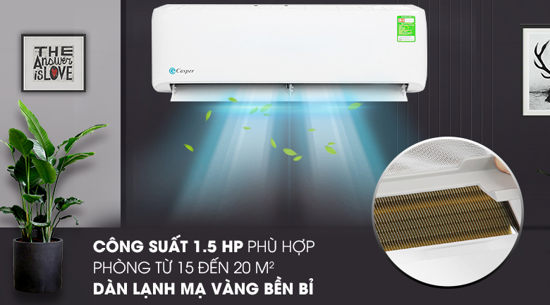 ✅[Trả góp 0%]Máy lạnh Casper 1.5 HP LC-12TL32