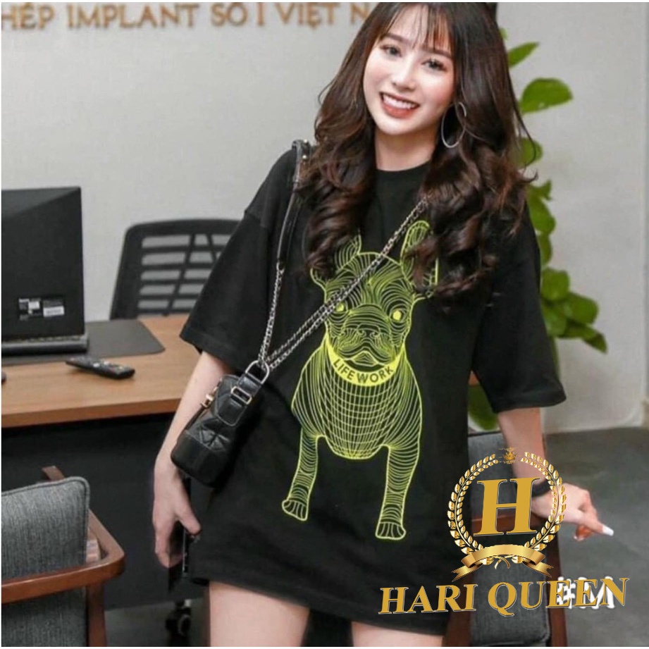Áo phông Cún tay lỡ siêu đẹp HARI