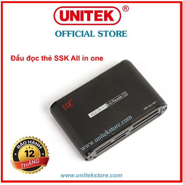 [UNITEK STORE] Đầu đọc thẻ nhớ đa năng SSK 0712