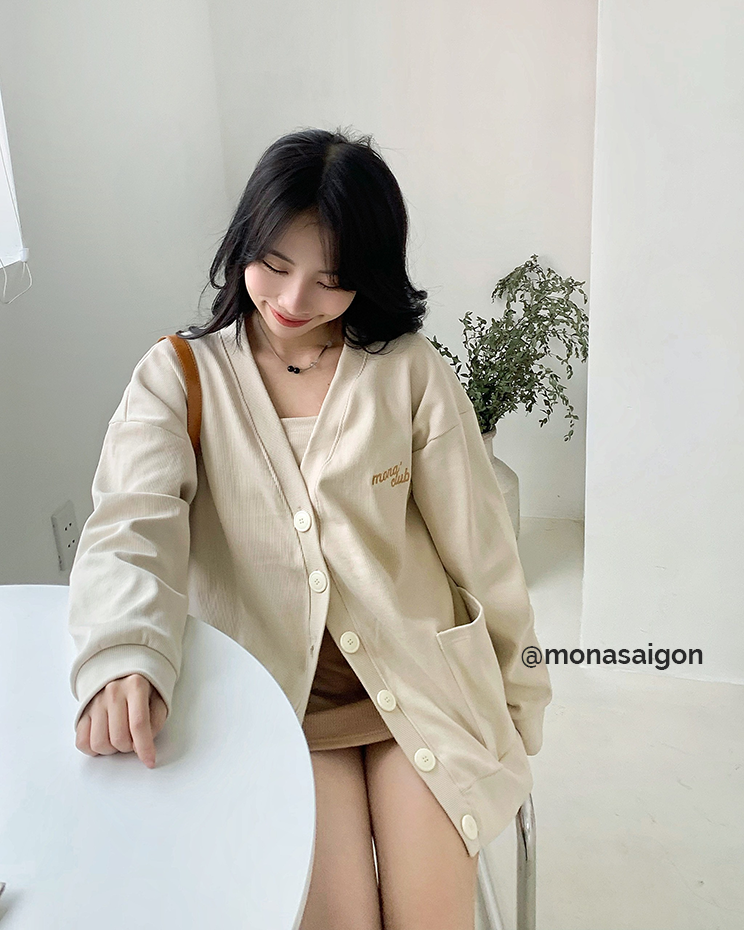 [VOUCHER 12%/149K] Set et áo khoác len cardigan MONÁ - TIARA