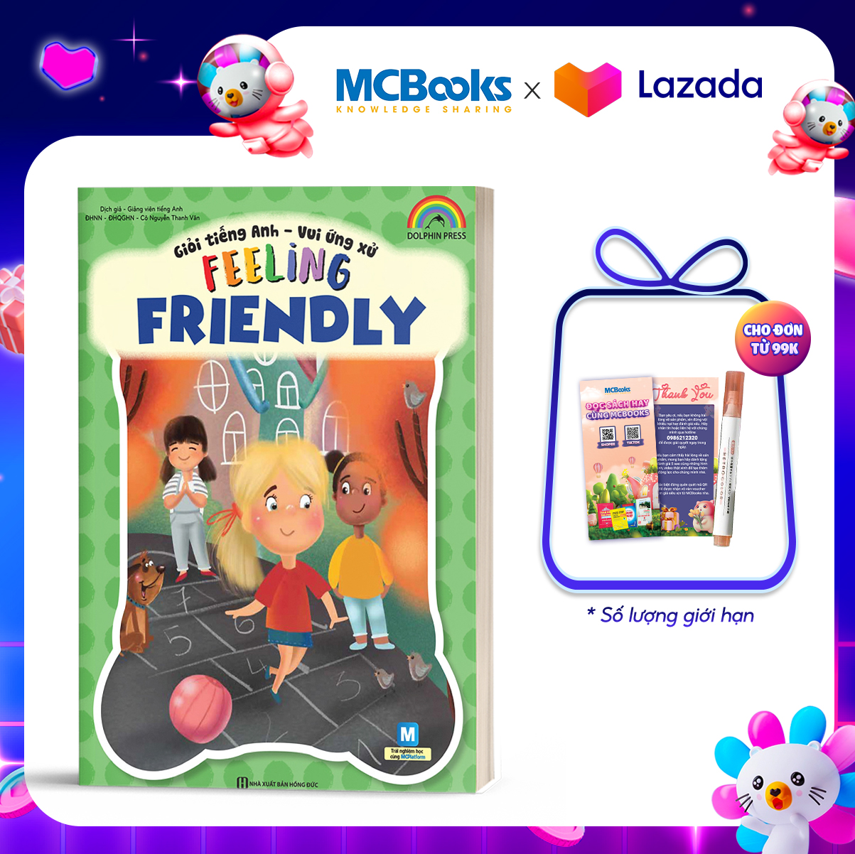 Sách - Giỏi Tiếng Anh - Vui Ứng Xử Feeling Friendly - MCBooks