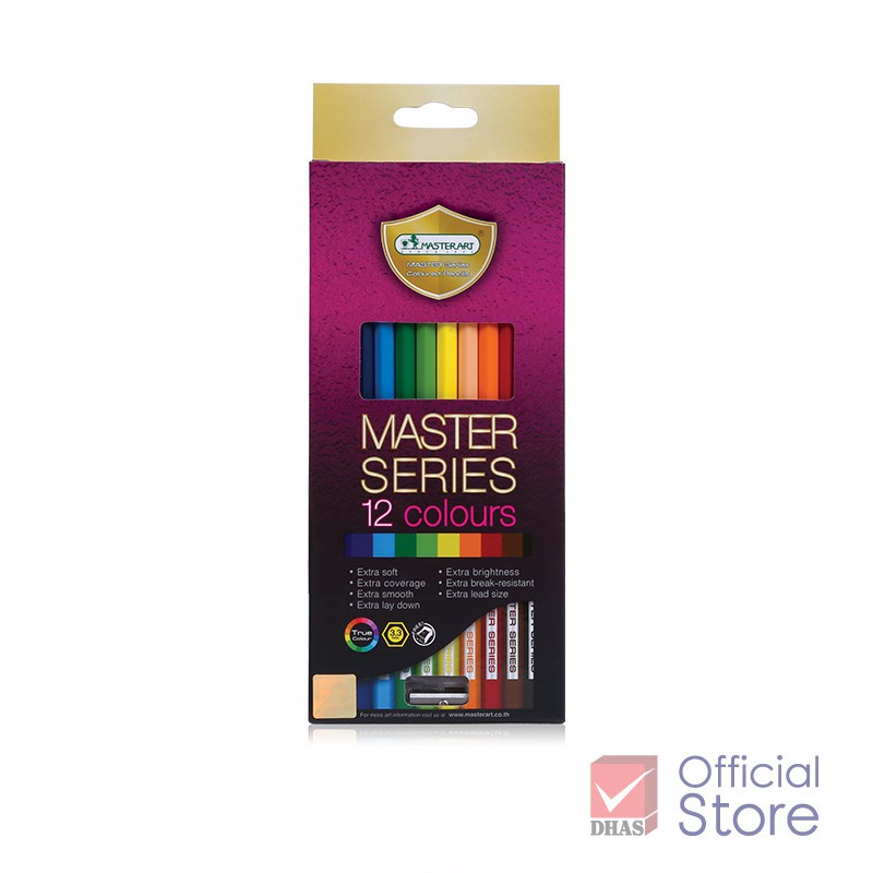 Bút chì màu 12 màu Master Art Series cao cấp