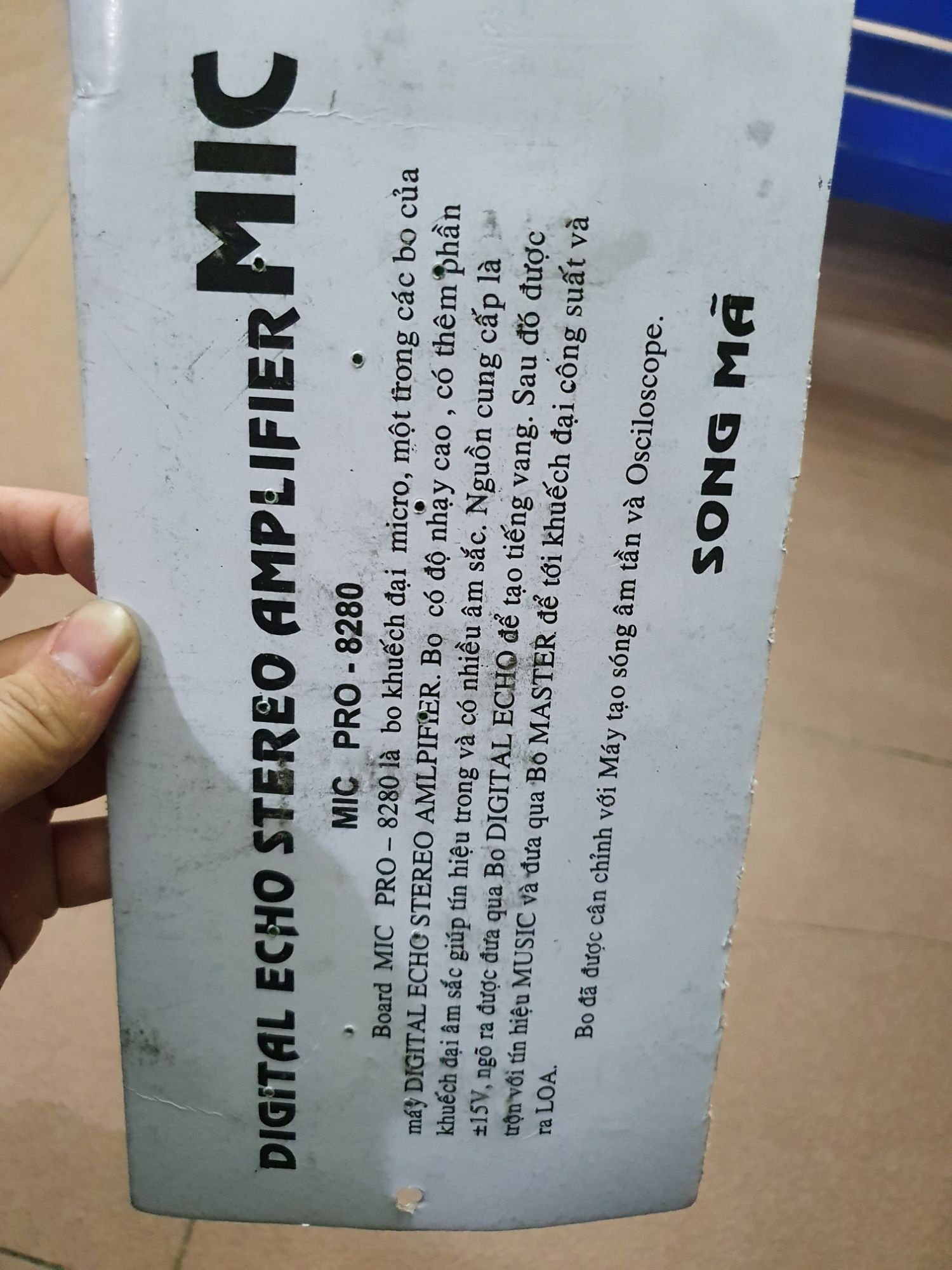 bo mạch mic trong âm ly