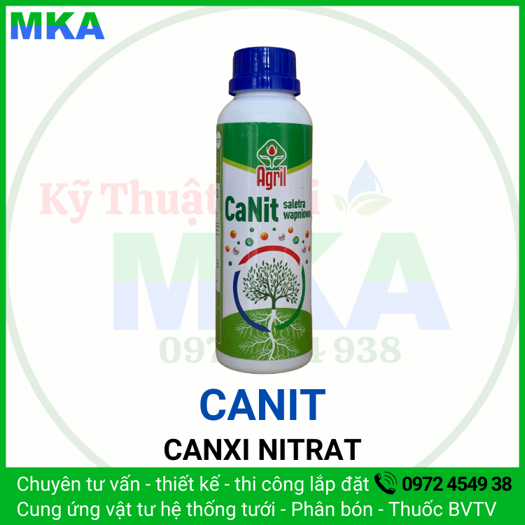 MKA Phân bón Caoni bổ sung canxi sung bông lớn trái hạ mặn phục hồi cây trồng- 500ml