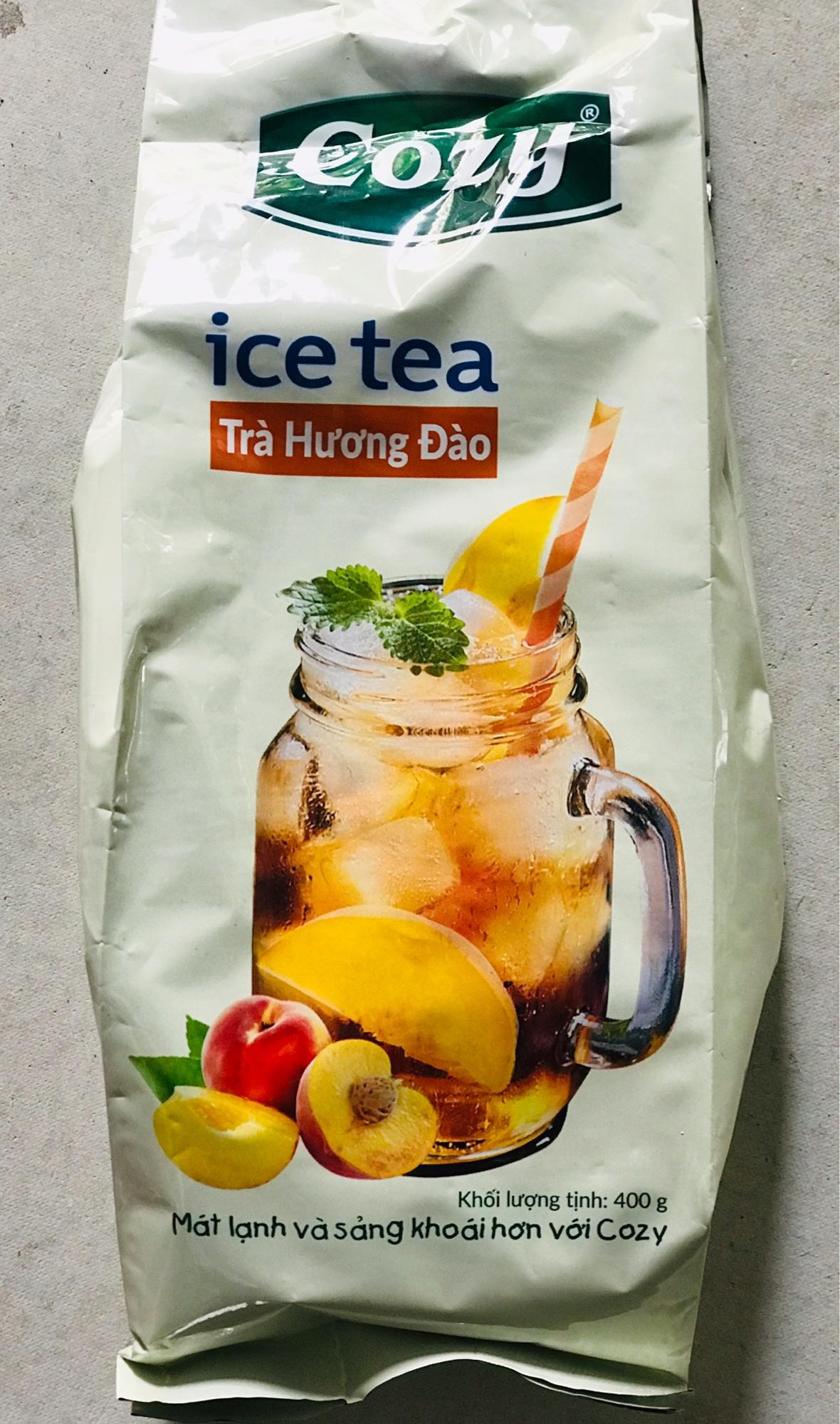 Trà đào hoà tan cozy 400g