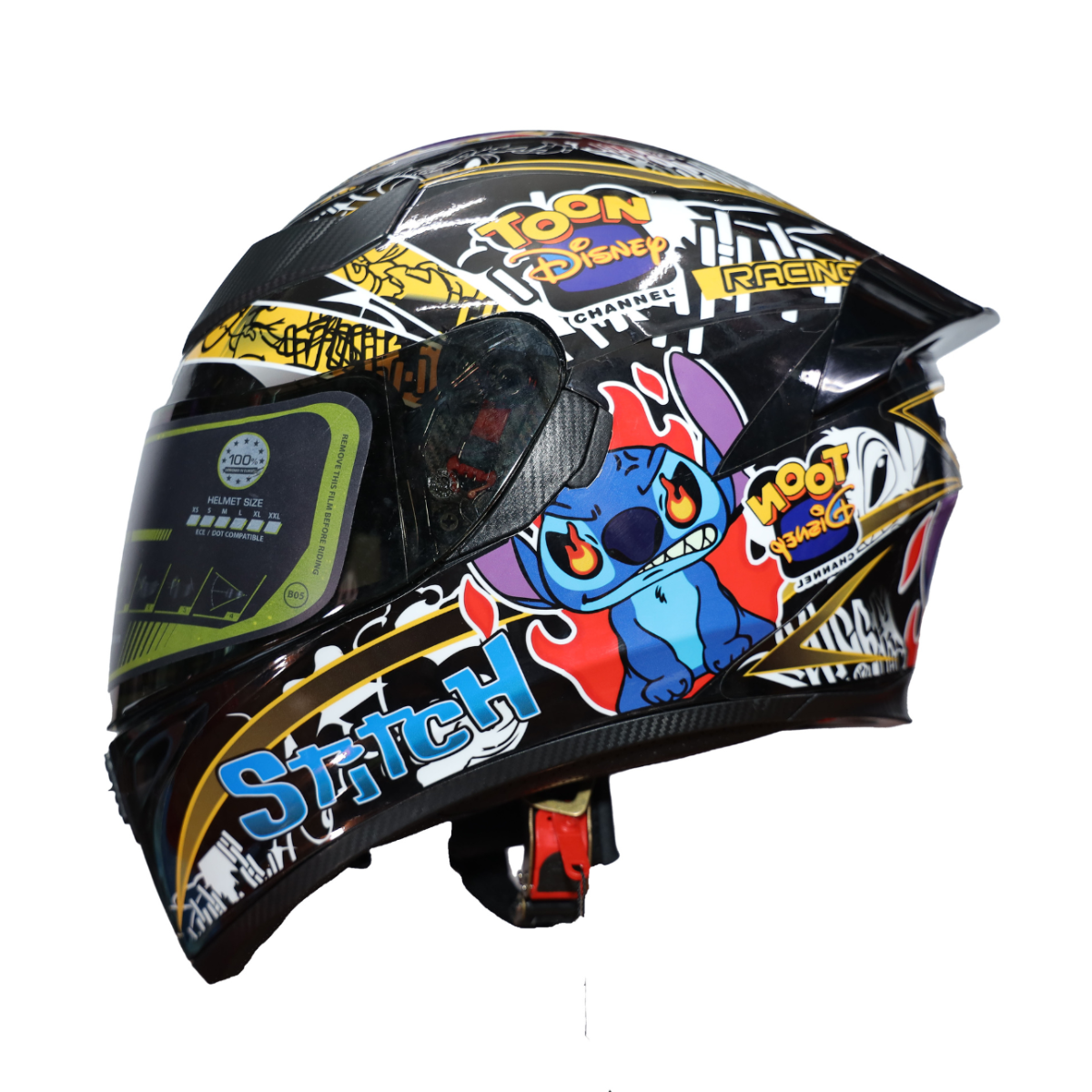 Nón Fullface ROYAL M138B 1 Kính Lên Tem STICK
