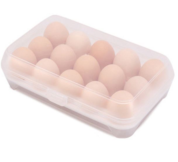 Combo 2 Hộp bảo quản trứng (15 quả/khay) - Khay đựng trứng - HT01