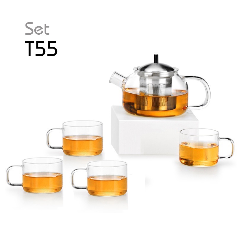 Bộ trà đạo Samadoyo T55 (ấm 250ml + 4 tách trà 60ml)
