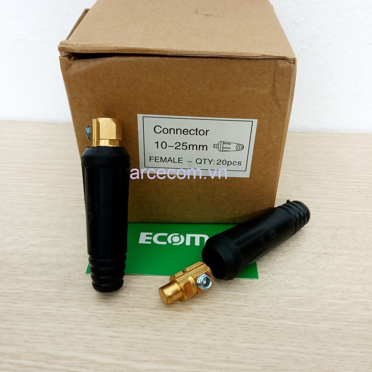 Giắc máy hàn 10-25 đực cái - Bộ jack nối nhanh DKJ 10-25 cho máy hàn